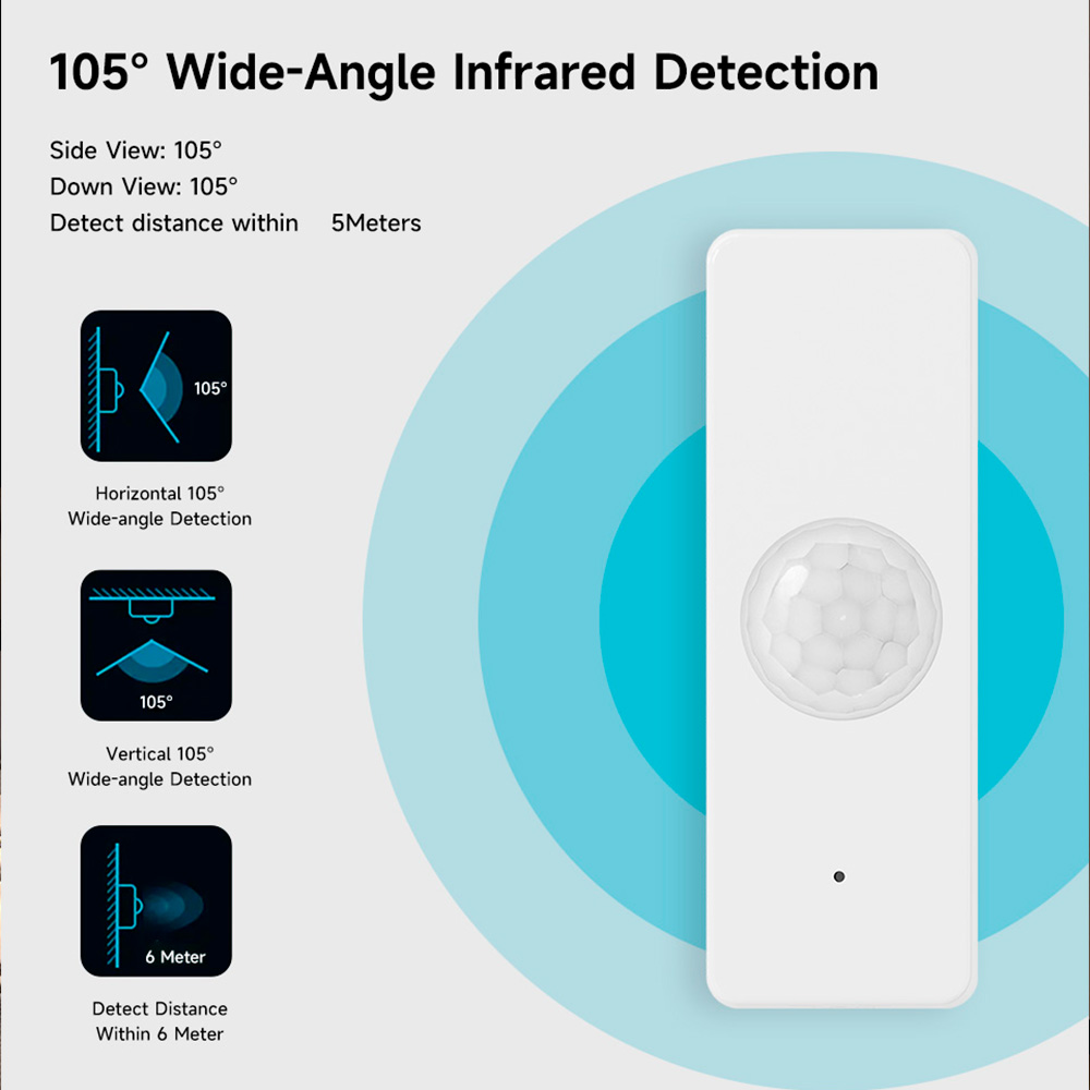 WiFi Smart PIR Motion Sensor T - Home Security Alarm ulasan dan harga