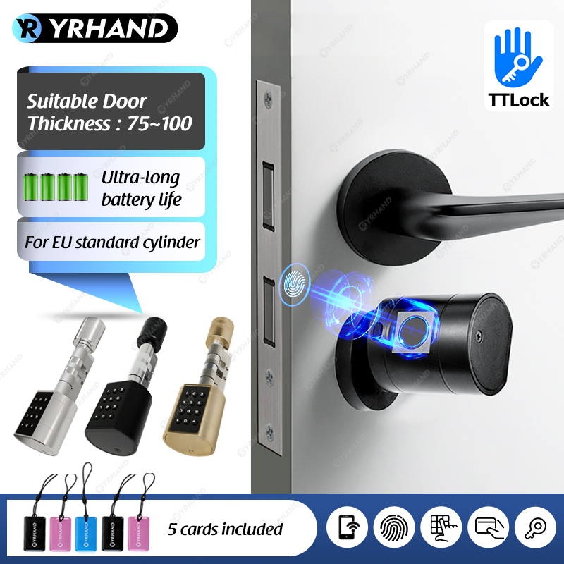 Smart Euro Cylindrical Door Lo - Home Security Battery ulasan dan harga