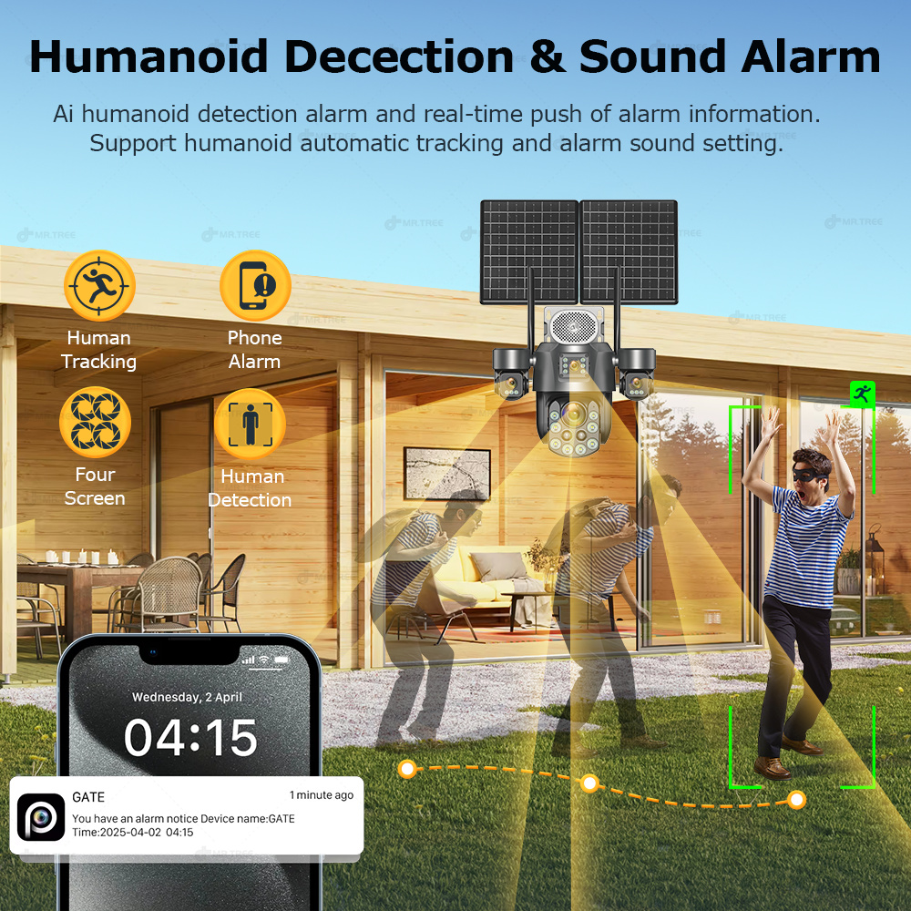 20MP AOV 24/7 Recording 4 Scre - Home Security Battery ulasan dan harga