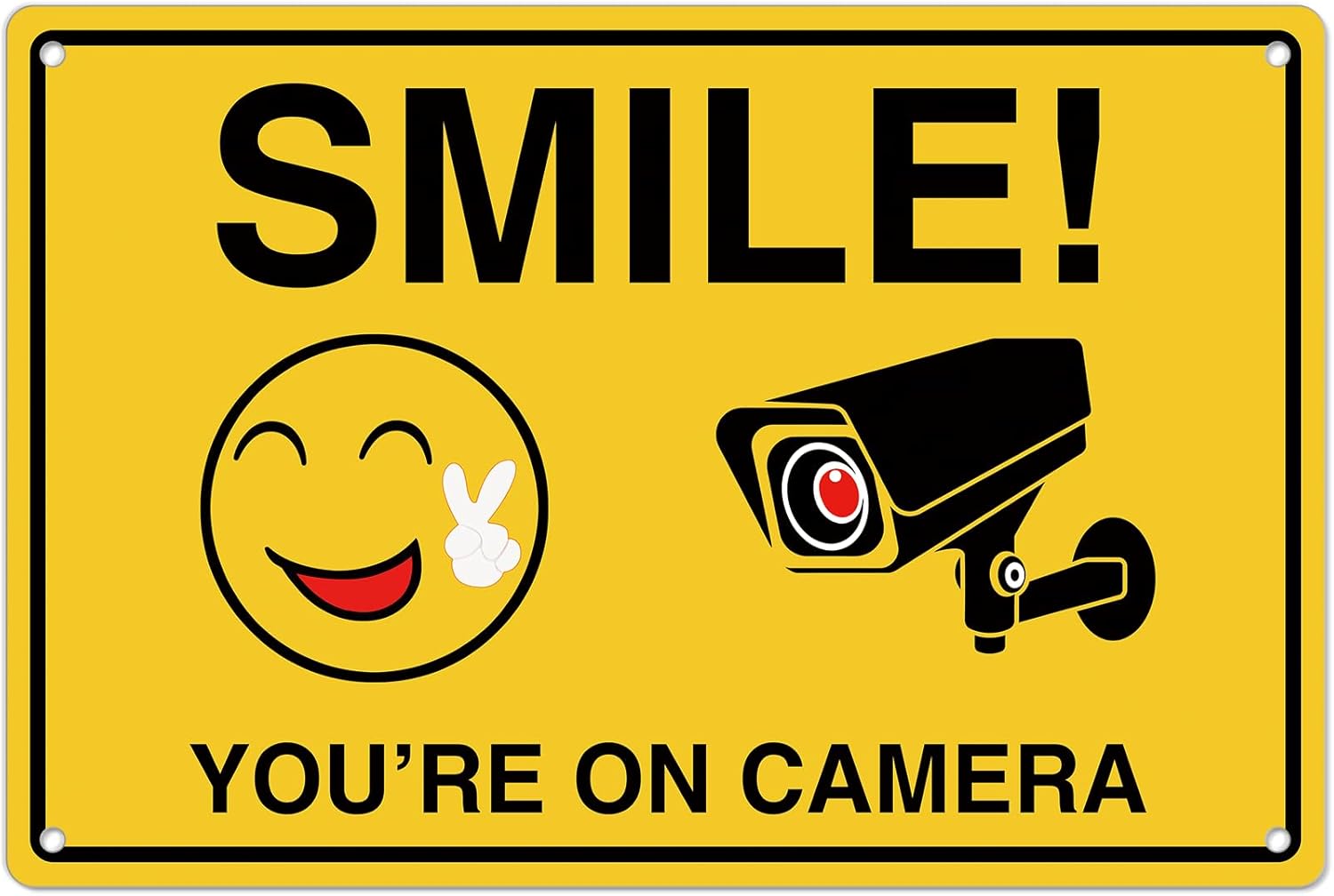 Smile Youre On Camera Signs ;  - Home Security For Apartments ulasan dan harga