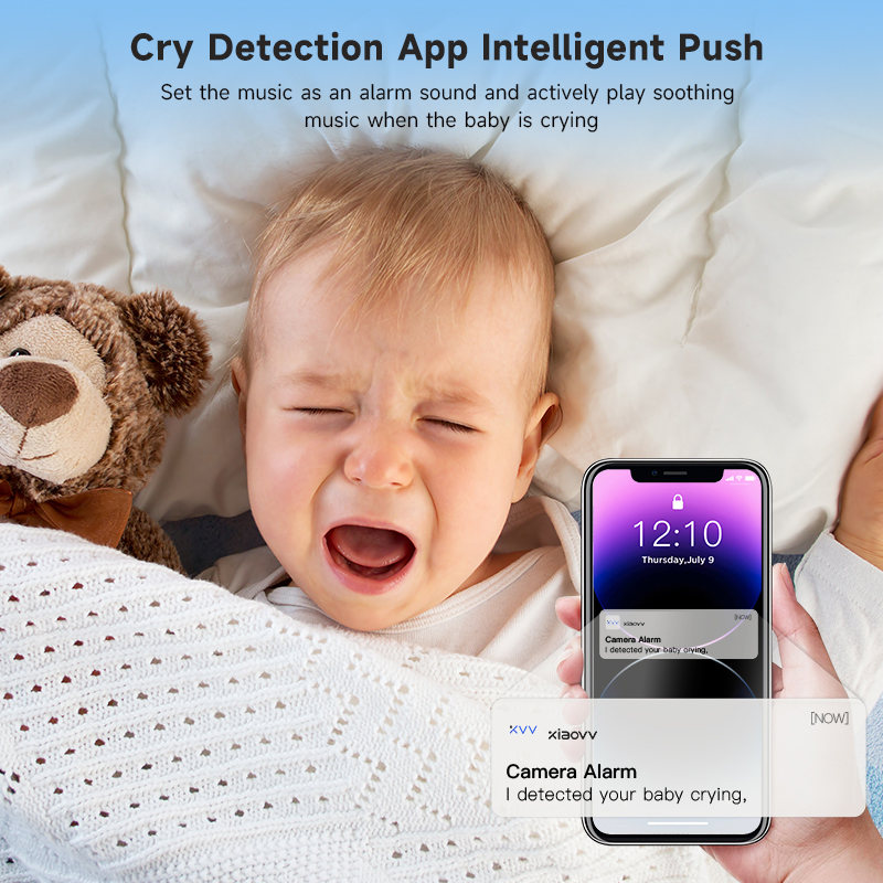 4MP WiFi xiaovv indoor Baby Mo - Home Security For Apartments ulasan dan harga