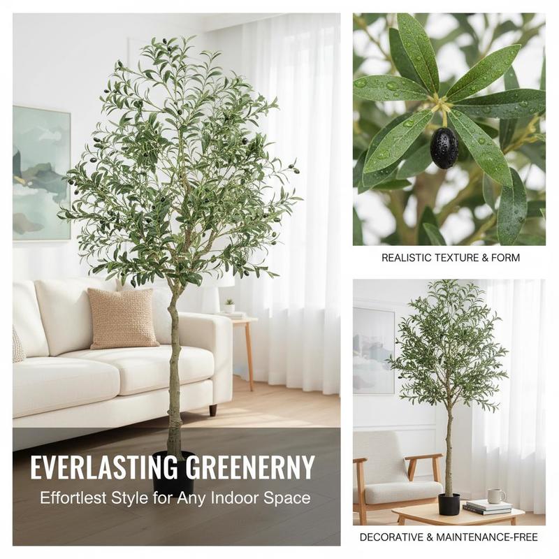 Synthetic Olive Shrub 72 Inch  - Home Security Tips ulasan dan harga