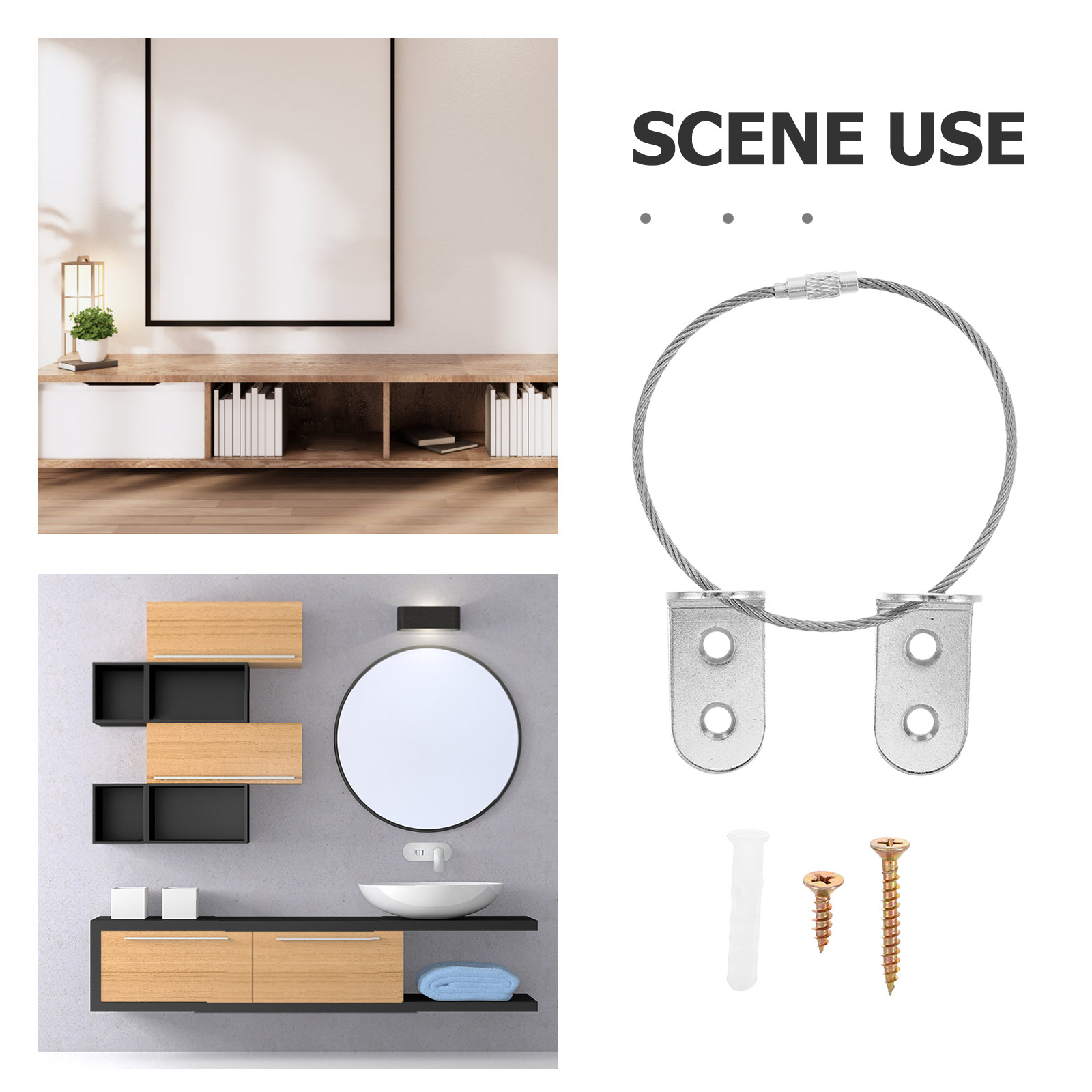 8Pcs Anti Tip Furniture Anchor - Home Security Tips ulasan dan harga