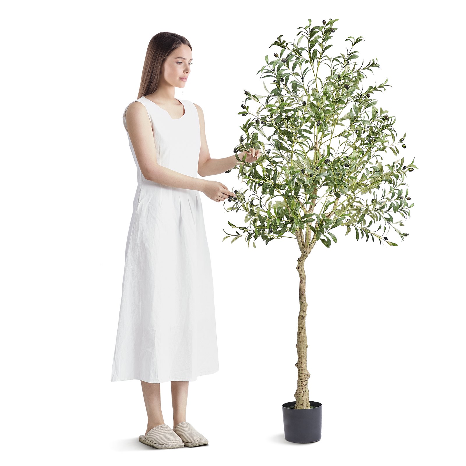 Artificial Olive Tree, 6 FT Ta - Home Security Tips ulasan dan harga