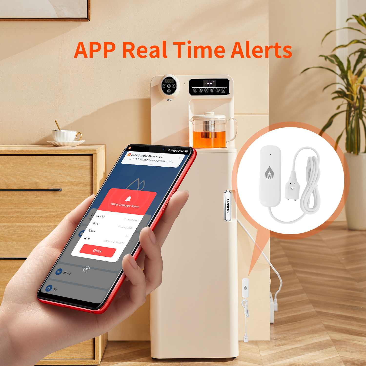 YFK Tuya WiFi Water Leakage Se - Home Security Home Assistant ulasan dan harga