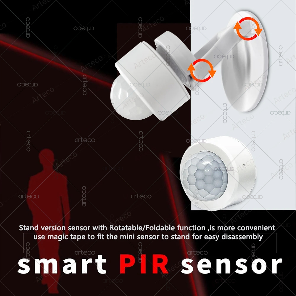 Zigbee 3.0 Mini PIR Motion Sen - Home Security Alarm ulasan dan harga