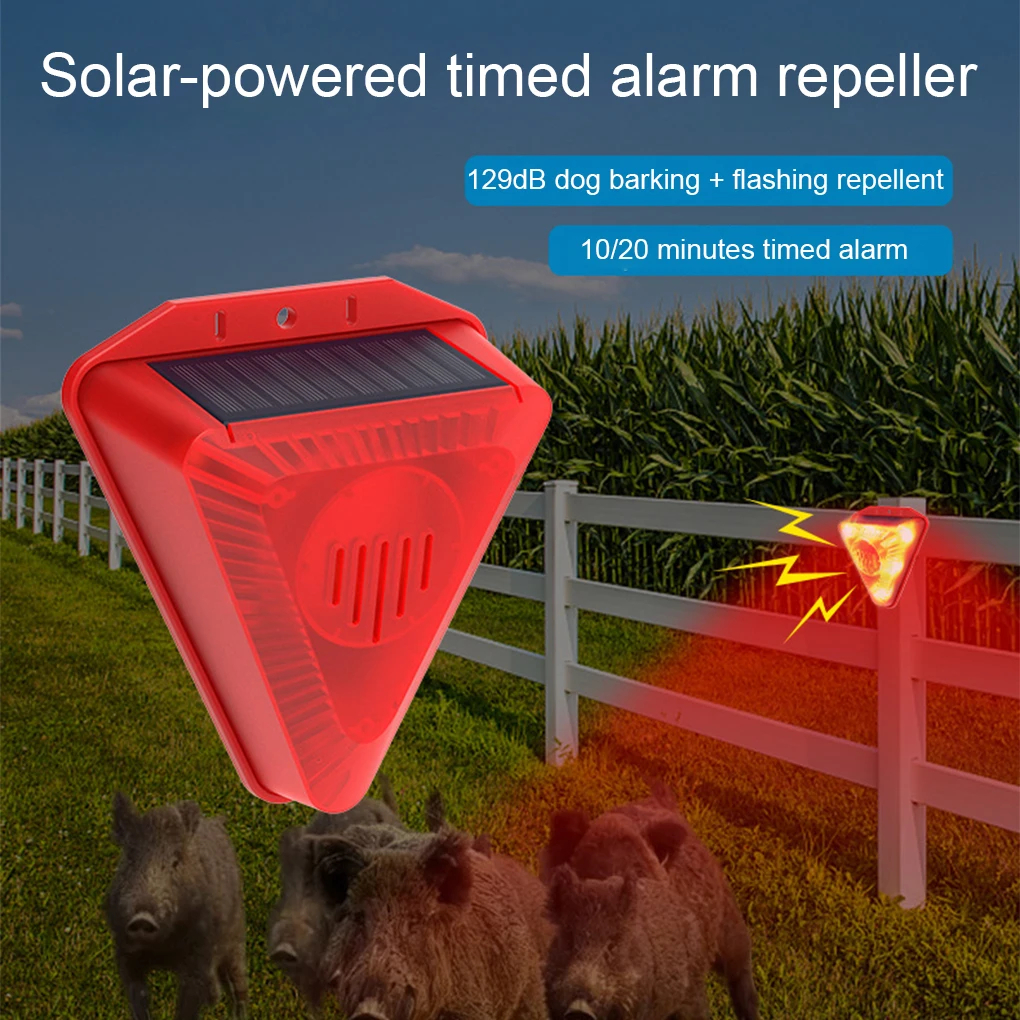 Outdoor Solar Alarm Light 6LED - Barking Dog Alarm ulasan dan harga
