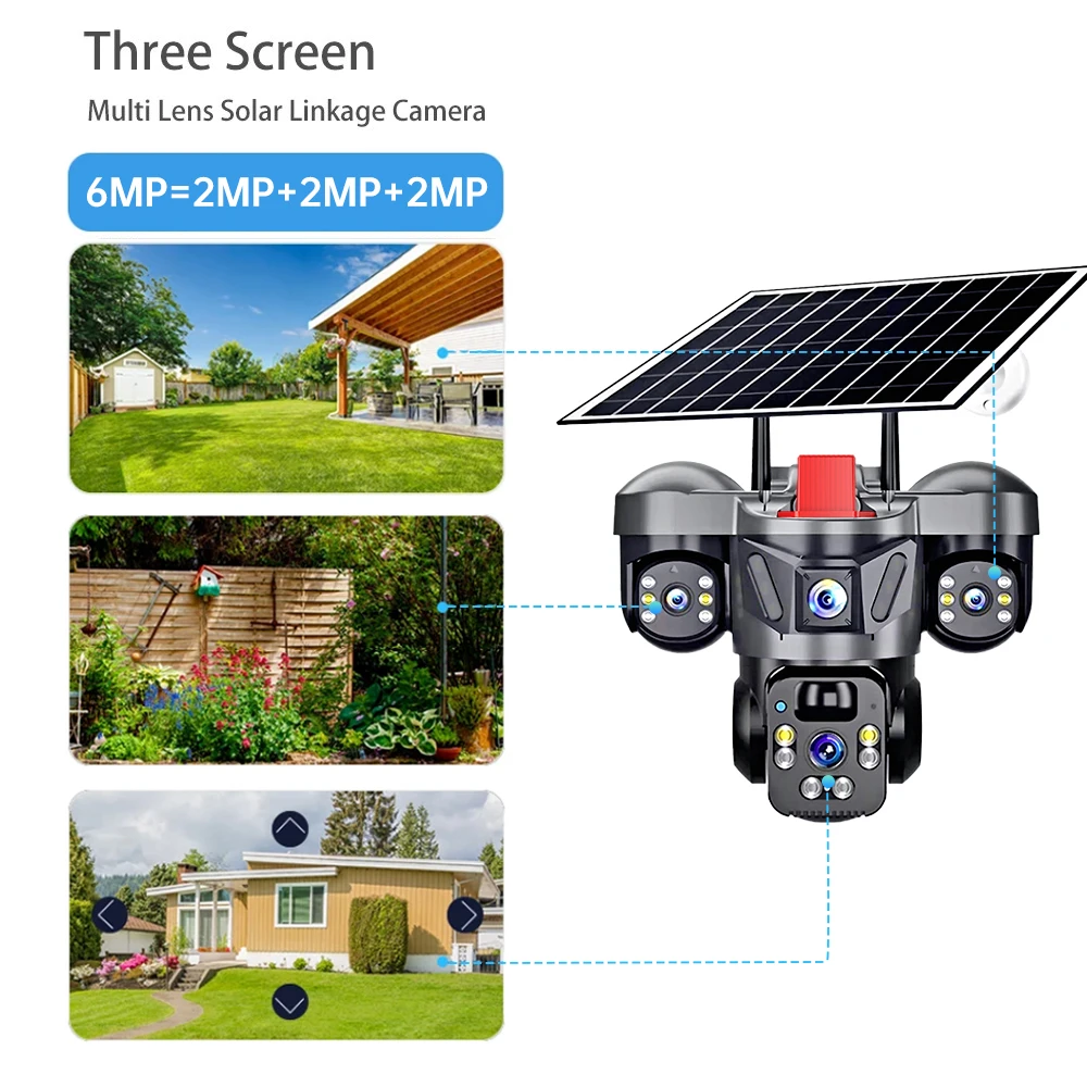 KERUI V380 Pro Outdoor PTZ 6MP - Home Security For Apartments ulasan dan harga