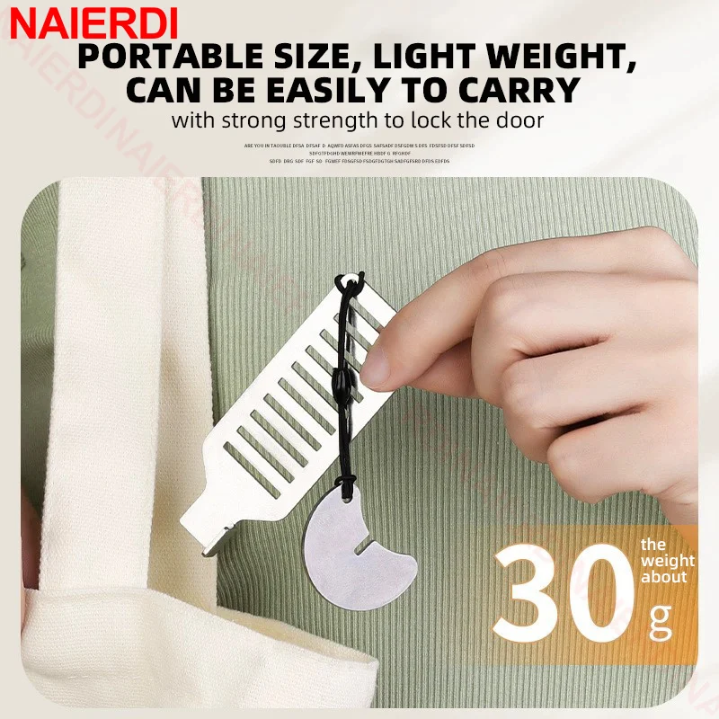 NAIERDI Stainless Steel Portab - Home Security For Apartments ulasan dan harga