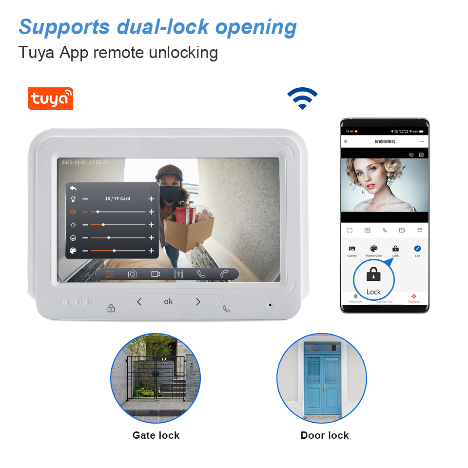 Tuya WIFI Video Intercom Syste - Home Security Uk ulasan dan harga