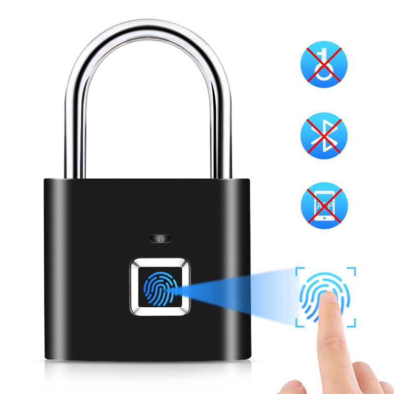 Biometric Door Lock Keyless Fi - Home Security Battery ulasan dan harga