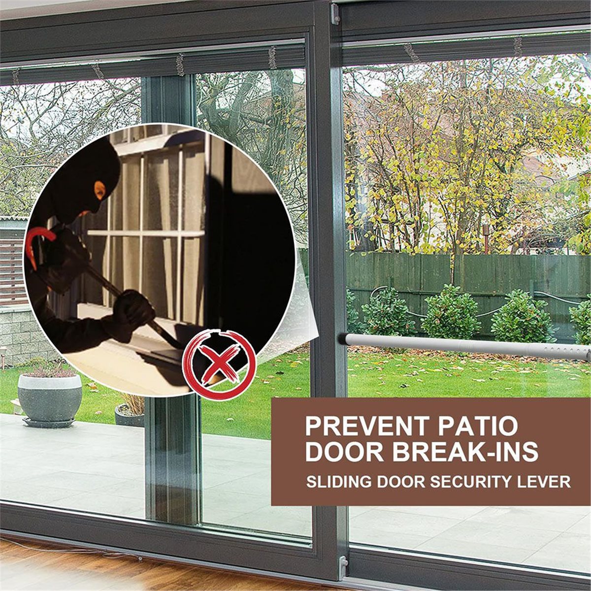 Sliding Door Security Bar, 17- - Home Security Tips ulasan dan harga