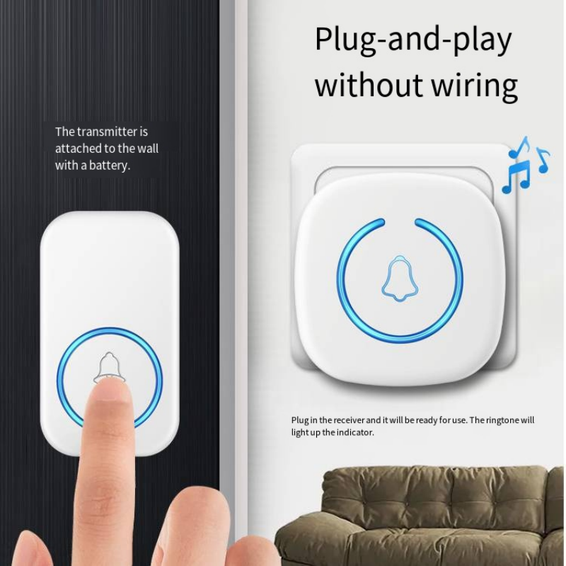 Smart Wireless Welcome Doorbel - Home Security Uk ulasan dan harga