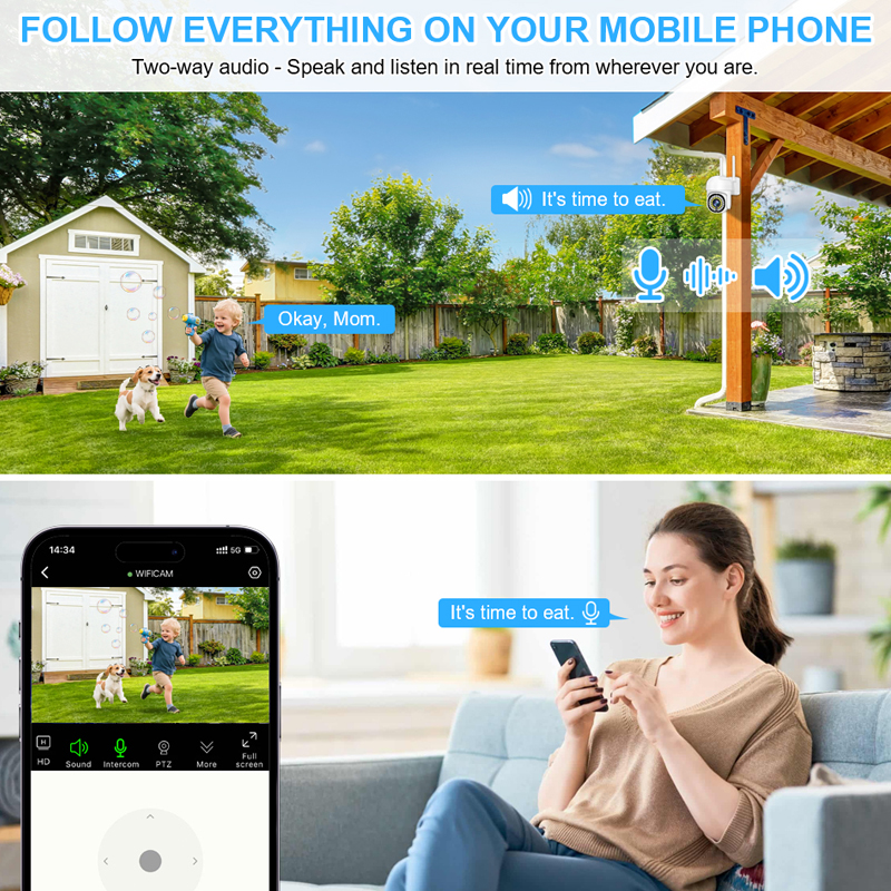 Smar 3MP Wireless CCTV Securit - Home Security For Apartments ulasan dan harga