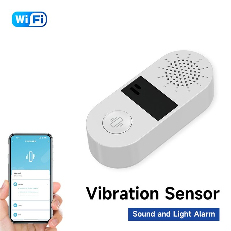A25P Tuya Wifi Vibration Senso - Home Security Alarm ulasan dan harga