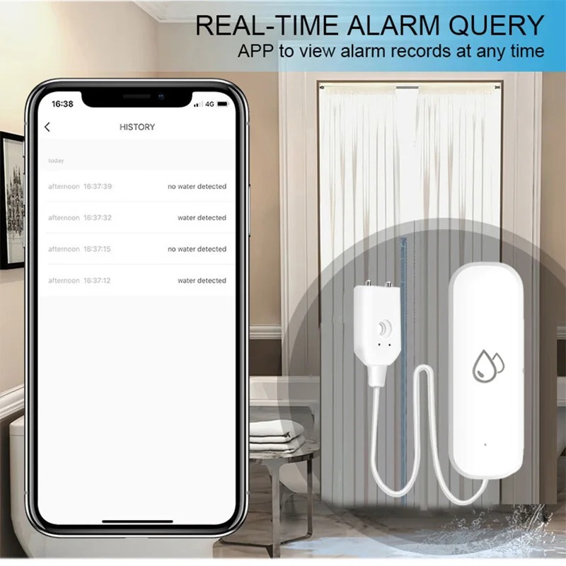 Smart Home Zigbee Water Leak D - Home Security Home Assistant ulasan dan harga