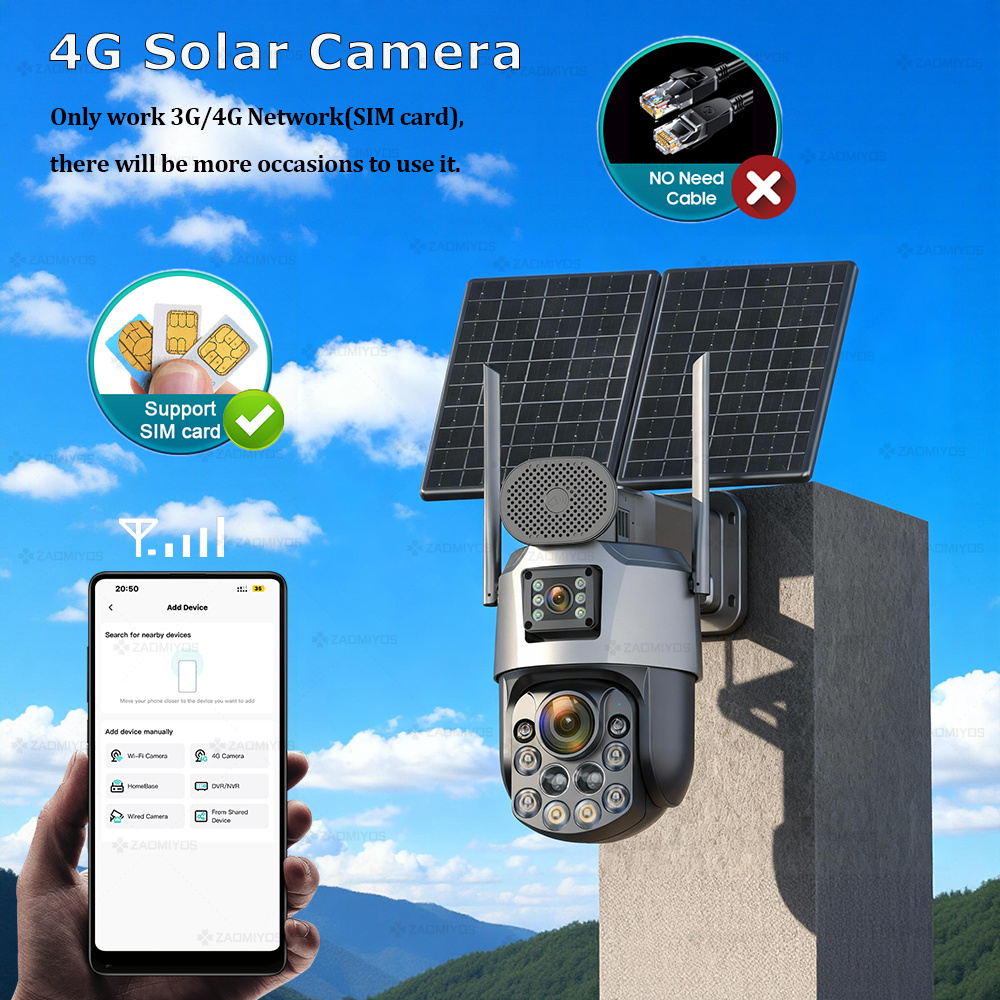 Dual Lens Home Outdoor Surveil - Home Security For Apartments ulasan dan harga