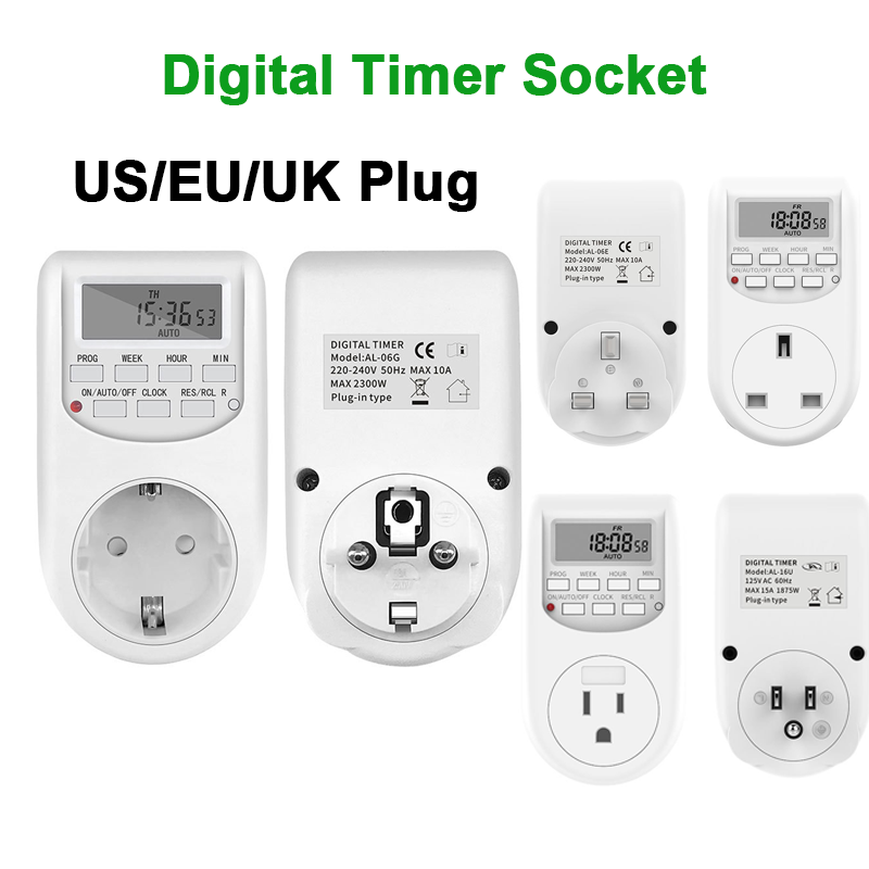 Digital Security Timer EU/US/U - Home Security Uk ulasan dan harga